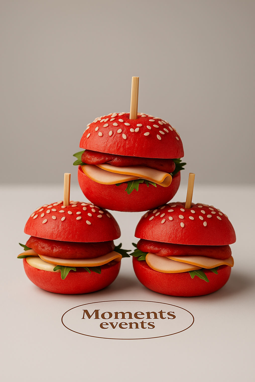 Mini Burger Red