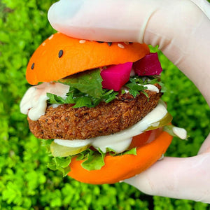 Mini Burger Orange (minimum 15)
