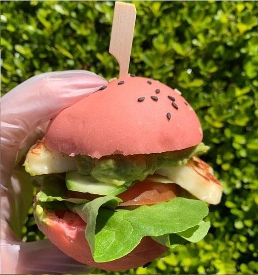 Mini Burger Pink (minimum 15)